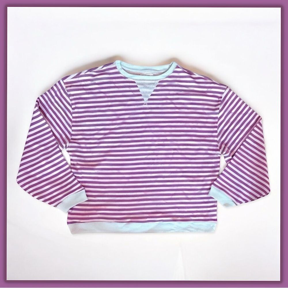 Free People We The Free Classic Striped Crewneck Sweatshirt - Picture 5 of 12